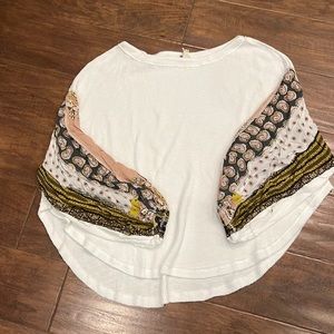 Free people waffle knit top size L